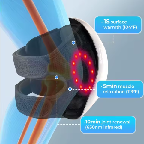 Vellova Relief™ Wireless Heating Knee Massager