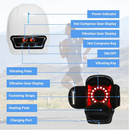 Vellova Relief™ Wireless Heating Knee Massager