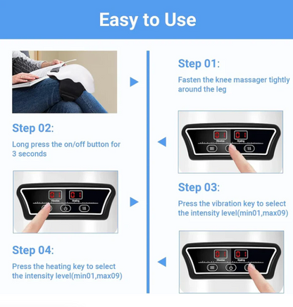 Vellova Relief™ Wireless Heating Knee Massager